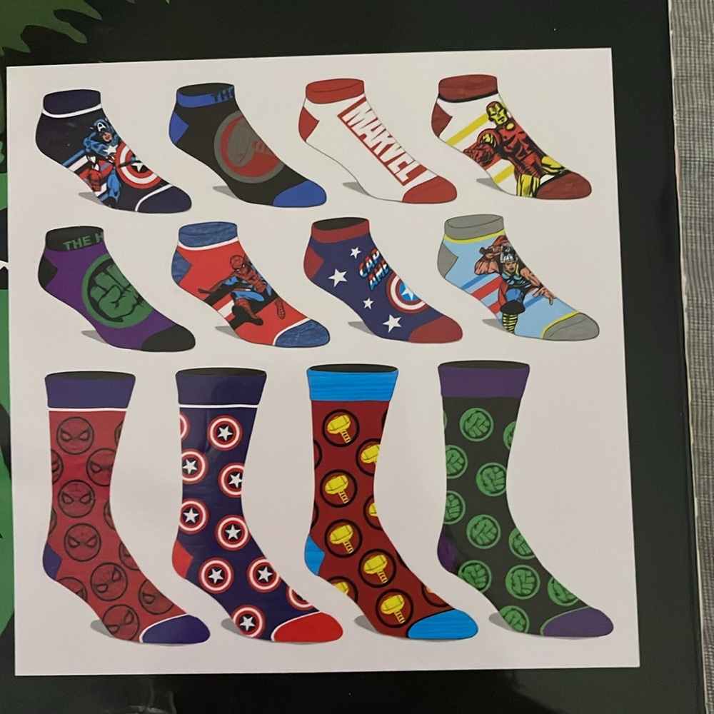 Marvel Comics Socks